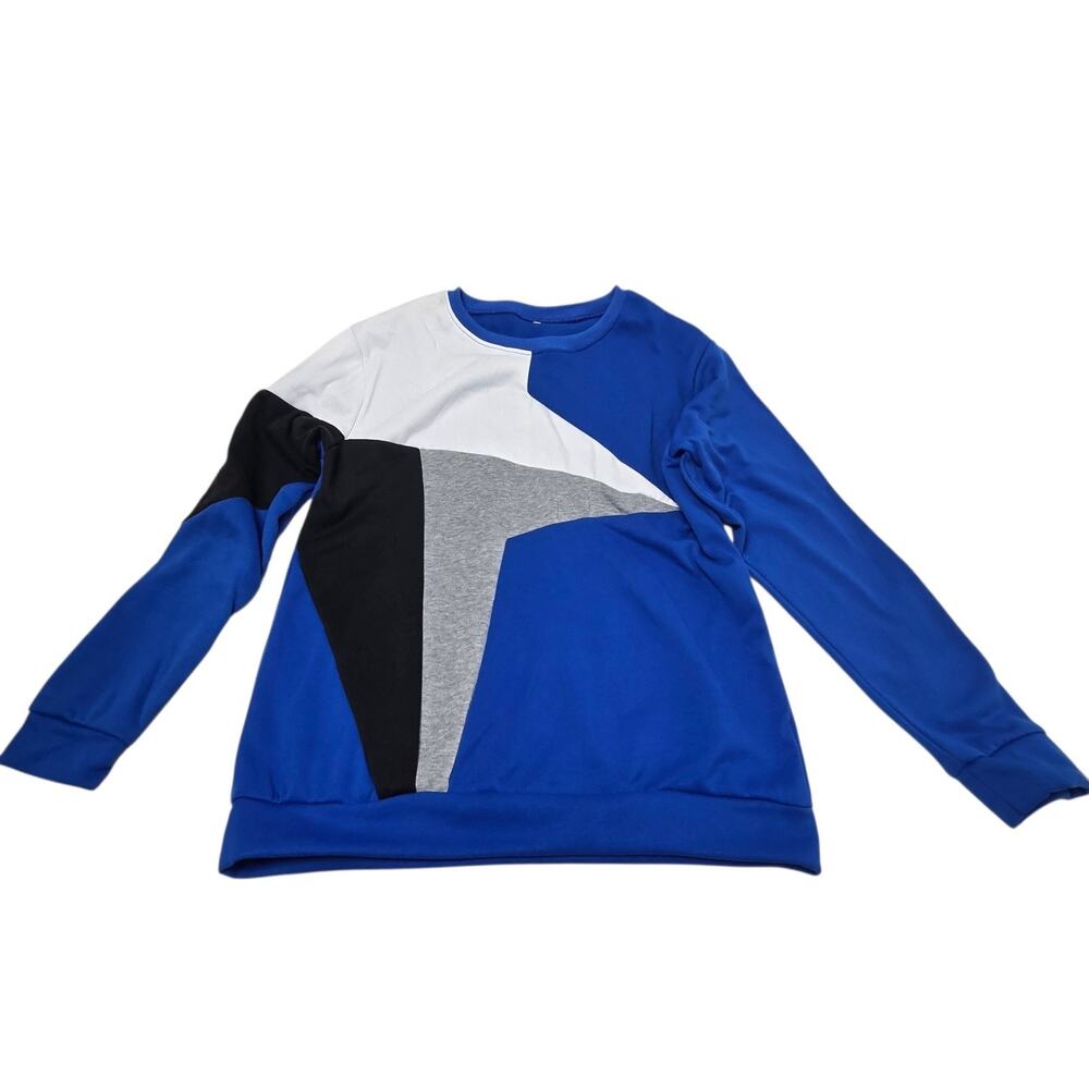 Men's Multi-color Long Sleeve Sweatshirt XL